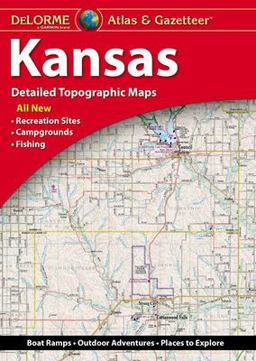 Kansas Atlas and Gazetteer  9781946494030 Front Cover