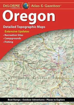 Oregon Atlas and Gazetteer  9781946494061 Front Cover
