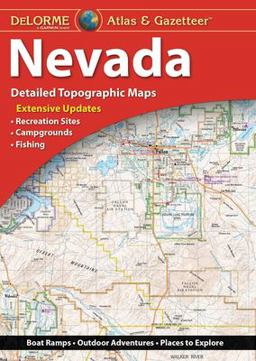 Nevada Atlas and Gazetteer  9781946494108 Front Cover