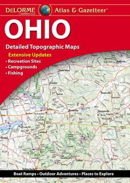 Ohio Atlas and Gazetteer  9781946494221 Front Cover