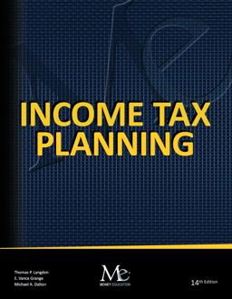 Income Tax Planning  9781946711472 Front Cover