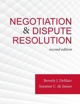 Negotiation and Dispute Resolution