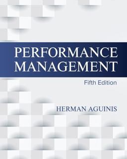 Performance Management 5th 9781948426497 Front Cover