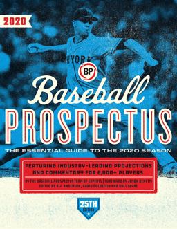Baseball Prospectus 2020 2020 9781949332636 Front Cover