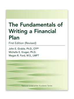 Fundamentals of Writing a Financial Plan 1st 9781949506365 Front Cover