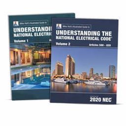 Mike Holt's Understanding the 2020 NEC Volume 1 and 2 Textbook Set  9781950431007 Front Cover