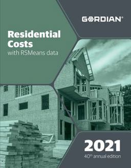Residential Costs With RSMeans Data:  9781950656660 Front Cover