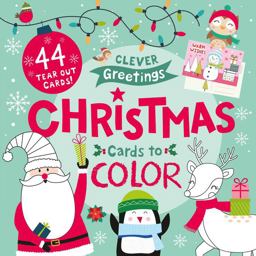 Christmas Cards to Color 44 Tear Out Cards!  9781951100230 Front Cover