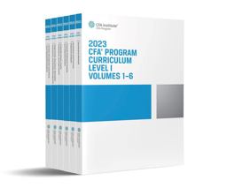 2023 CFA Program Curriculum Level I Box Set 23rd 9781953337177 Front Cover