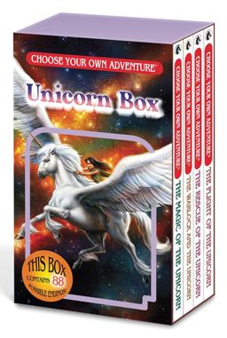 Choose Your Own Adventure 4-Book Boxed Set Unicorn Box (the Magic of the Unicorn, the Warlock and the Unicorn, the Rescue of the Unicorn, the Flight of the Unicorn) Choose Your Own Adventure 4-Book Boxed Set Unicorn Box (the Magic of the Unicorn, the Warlock and the Unicorn, the Rescue of the Unicorn, the Flight of the Unicorn)
