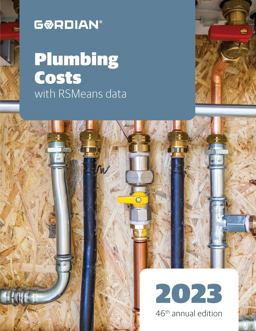Plumbing Costs with RSMeans Data 2023  9781955341653 Front Cover