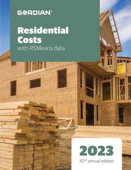 Residential Costs with RSMeans Data 2023  9781955341660 Front Cover