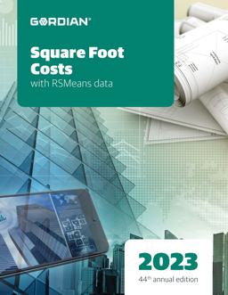 Square Foot Costs with RSMeans Data 2023  9781955341684 Front Cover