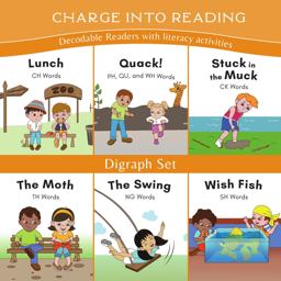 Charge into Reading Digraphs Decodable Reader Set