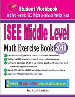 ISEE Middle Level Math Exercise Book