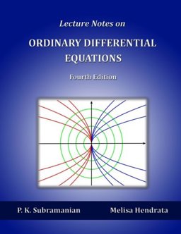 Lecture Notes on Ordinary Differential Equations  9781974473014 Front Cover