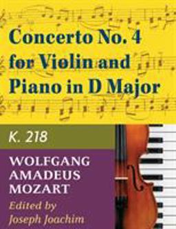 Concerto No. 4 in d Major for Violin and Piano