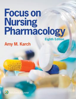 Focus on Nursing Pharmacology 8th 9781975100964 Front Cover