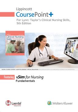 Lippincott Coursepoint+ for Taylor's Clinical Nursing Skills: 5th 2018 9781975102487 Front Cover
