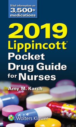 2019 Lippincott Pocket Drug Guide for Nurses 7th 9781975107840 Front Cover