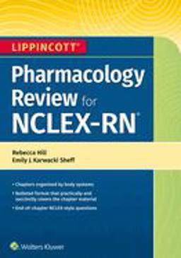 Lippincott NCLEX-RN Pharmacology Review  9781975109837 Front Cover