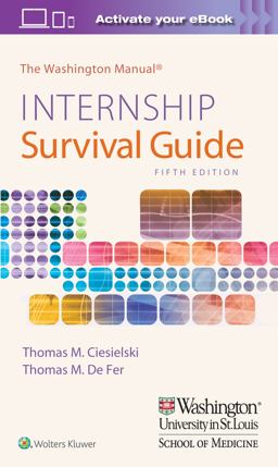 Washington Manual Internship Survival Guide 5th 9781975113285 Front Cover