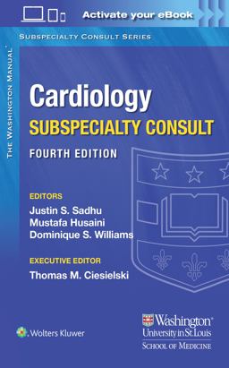 Washington Manual Cardiology Subspecialty Consult 4th 9781975113360 Front Cover