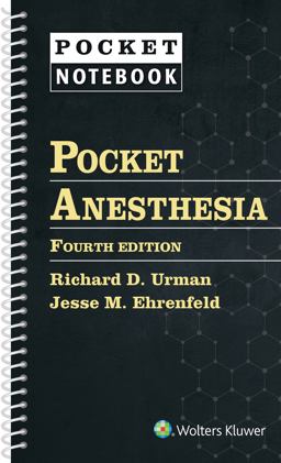 Pocket Anesthesia 4 4th 9781975136796 Front Cover