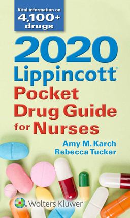 2020 Lippincott Pocket Drug Guide for Nurses 8th 9781975136918 Front Cover