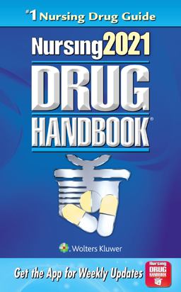 Nursing2021 Drug Handbook 41st 9781975138394 Front Cover