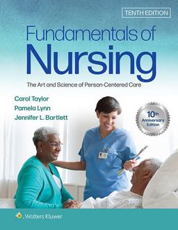 Fundamentals of Nursing The Art and Science of Person-Centered Care 10th 9781975168155 Front Cover
