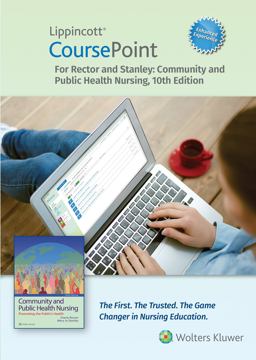 Lippincott CoursePoint Enhanced for Rector's Community and Public Health Nursing 10th 9781975178116 Front Cover