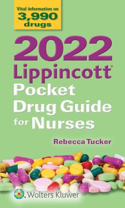 2022 Lippincott Pocket Drug Guide for Nurses 10th 9781975183226 Front Cover