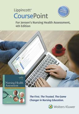 Lippincott Coursepoint Enhanced for Jensen's Nursing Health Assessment 4th 9781975203948 Front Cover