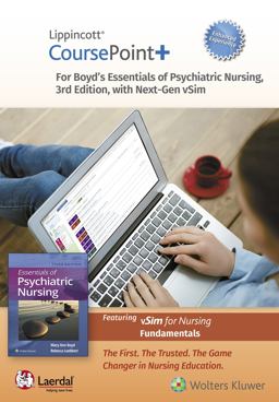 Lippincott CoursePoint+ Enhanced for Boyd's Essentials of Psychiatric Nursing 3rd 9781975204549 Front Cover