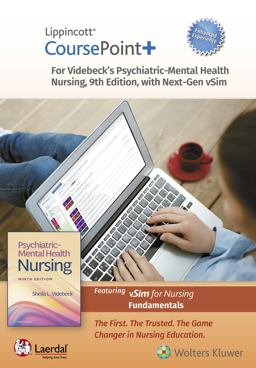 Lippincott CoursePoint+ Enhanced for Videbeck's Psychiatric-Mental Health Nursing 9th 9781975206109 Front Cover