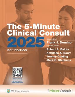 5-Minute Clinical Consult 2025 33rd 9781975234720 Front Cover