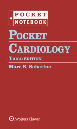 Pocket Cardiology 3rd 9781975238735 Front Cover