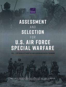 Assessment and Selection for U. S. Air Force Special Warfare
