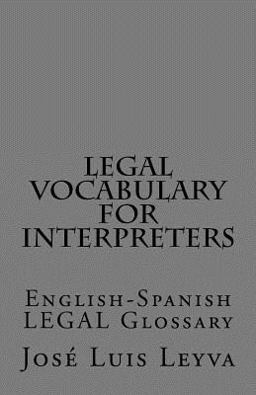 Legal Vocabulary for Interpreters