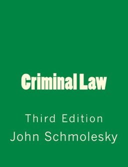 Criminal Law Third Edition  9781981336333 Front Cover