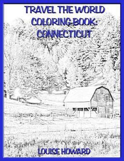 Travel the World Coloring Book: Connecticut