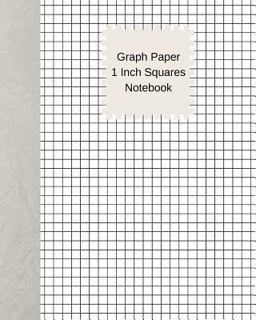 Graph Paper 1/4 Inch Squares Notebook