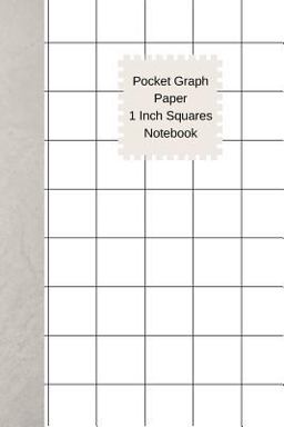 Pocket Graph Paper 1 Inch Squares Notebook