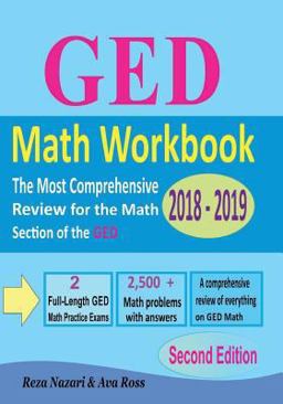 GED Math Workbook 2018 - 2019