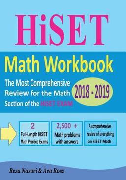 HiSET Math Workbook 2018 - 2019
