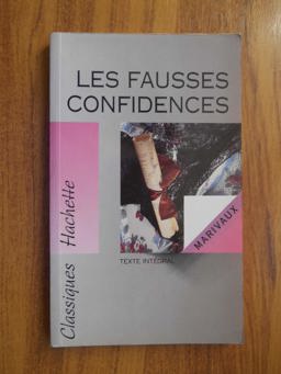 Les Fausses Confidences:  9782010193828 Front Cover