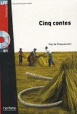 Cinq Contes + CD Audio MP3 (Maupassant)  9782011557445 Front Cover