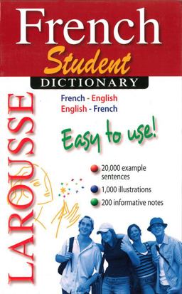 Larousse Student Dictionary French-English/English-French  9782035410153 Front Cover