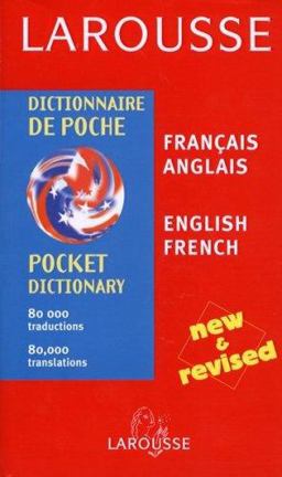 Larousse Pocket Dictionary : French-English/English-French  9782035420107 Front Cover